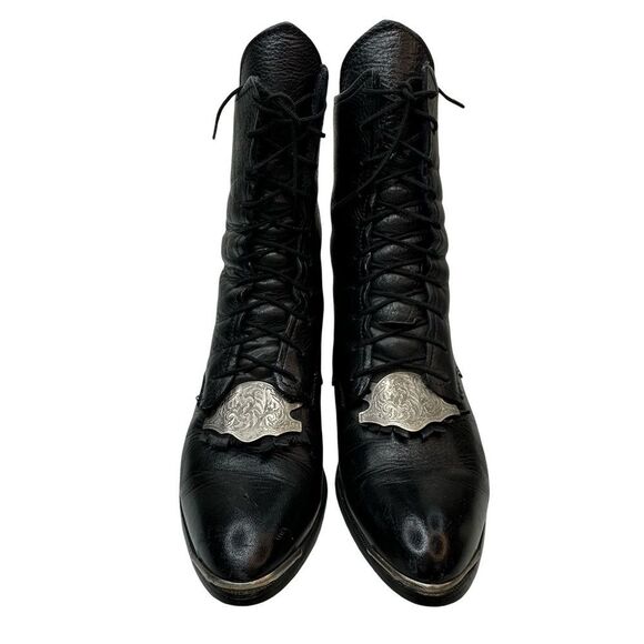 Vintage 🖤 leather boots size 8 - Picture 2 of 13